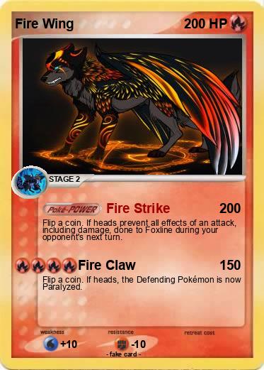 Pokemon Fire Wing