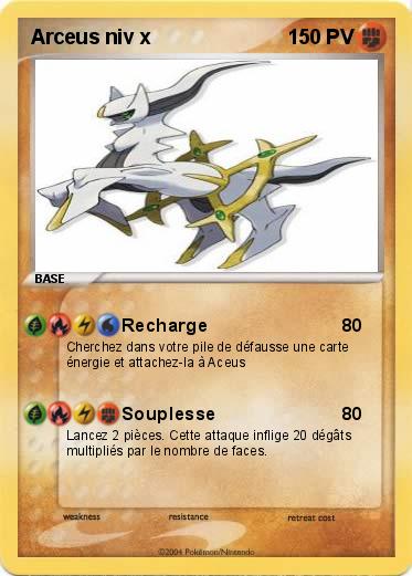 Pokemon Arceus niv x