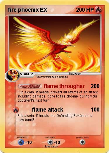 Pokemon fire phoenix EX