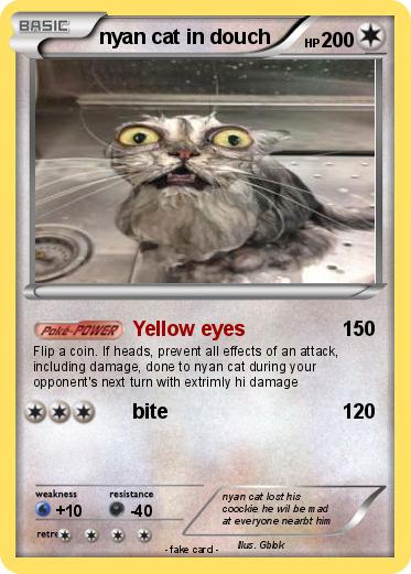 Pokemon nyan cat in douch