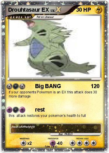 Pokemon Drouhtasaur EX