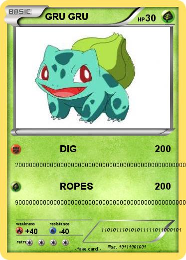 Pokemon GRU GRU