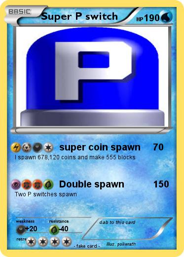 Pokemon Super P switch