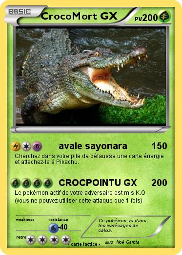 Pokemon CrocoMort GX