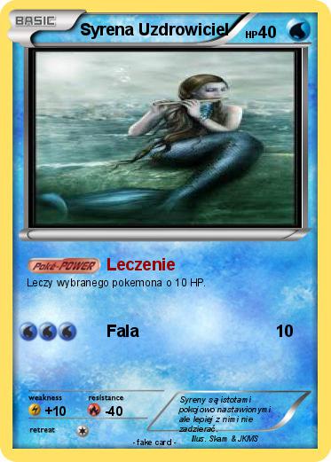 Pokemon Syrena Uzdrowiciel