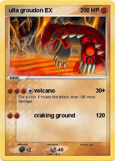 Pokemon ulta groudon EX