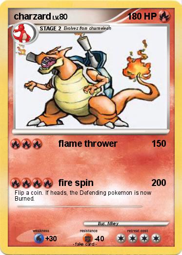 Pokemon charzard