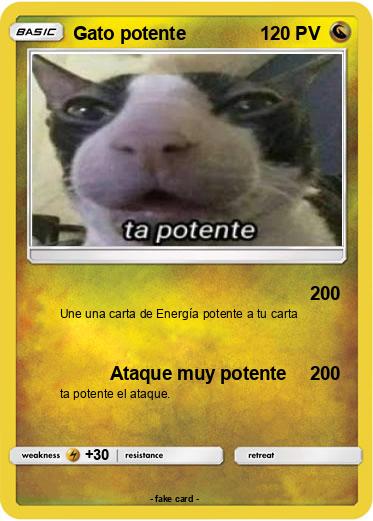 Pokemon Gato potente