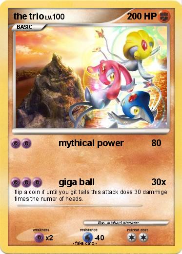 Pokemon the trio