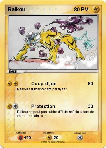 Pokemon Raikou 
