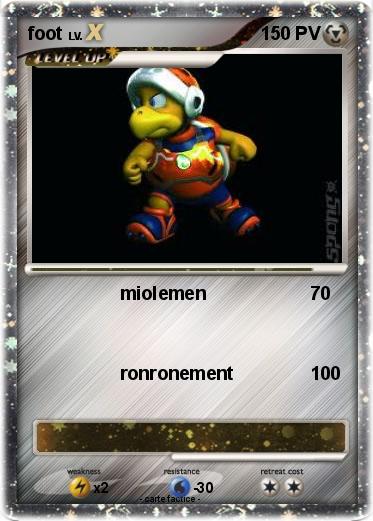 Pokemon foot