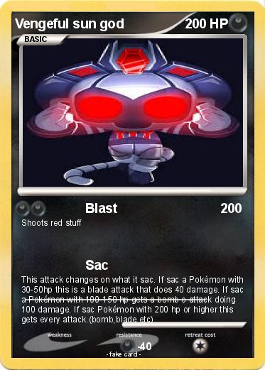 Pokemon Vengeful sun god