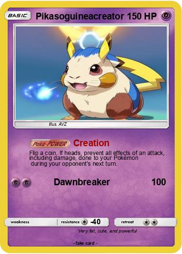 Pokemon Pikasoguineacreator