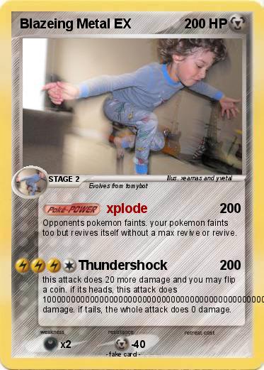 Pokemon Blazeing Metal EX