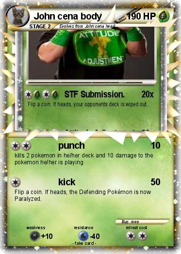 Pokemon John cena body