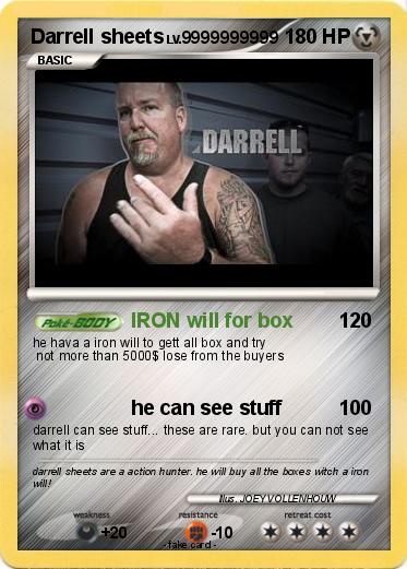 Pokemon Darrell sheets