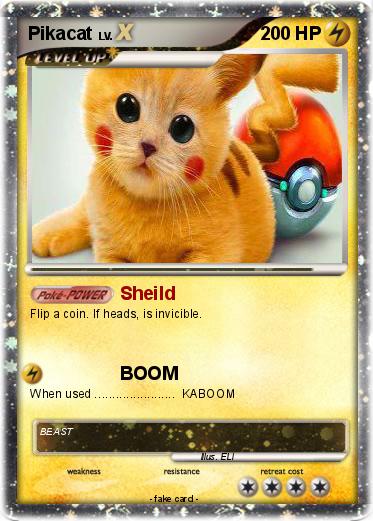 Pokemon Pikacat
