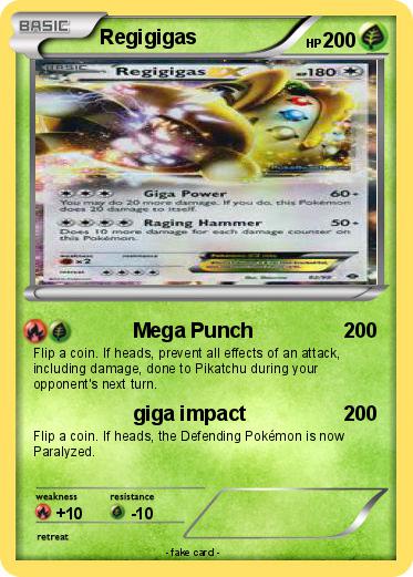 Pokemon Regigigas