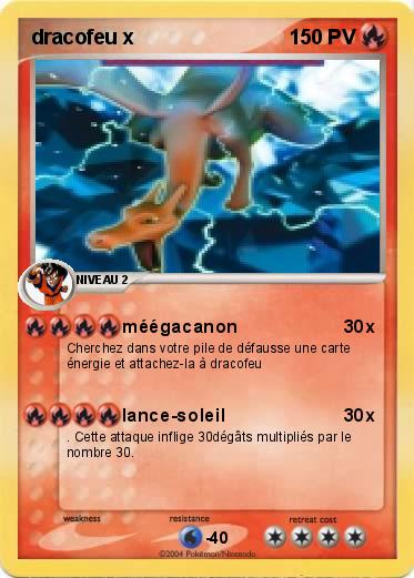 Pokemon dracofeu x