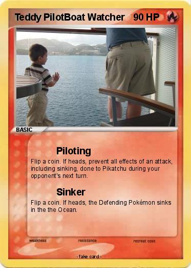 Pokemon Teddy PilotBoat Watcher
