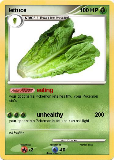 Pokemon lettuce