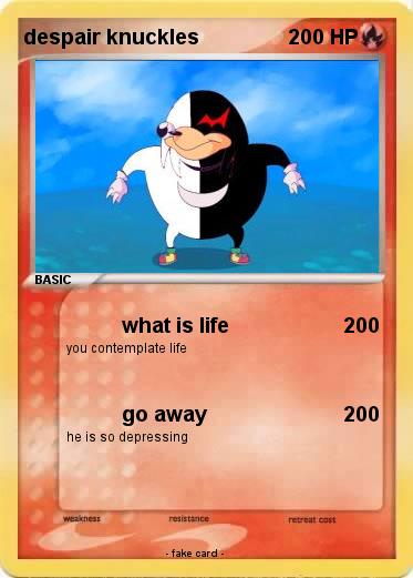 Pokemon despair knuckles