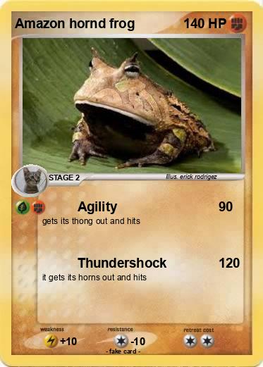 Pokemon Amazon hornd frog