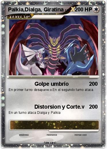 Pokemon Palkia,Dialga, Giratina
