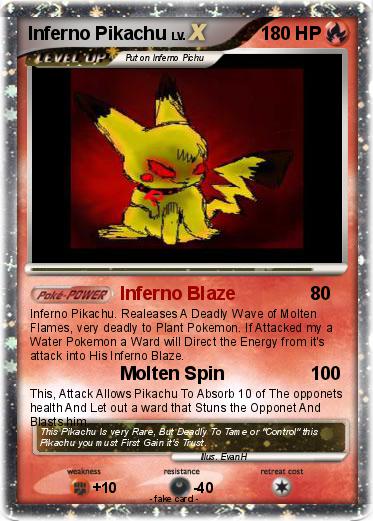 Pokemon Inferno Pikachu