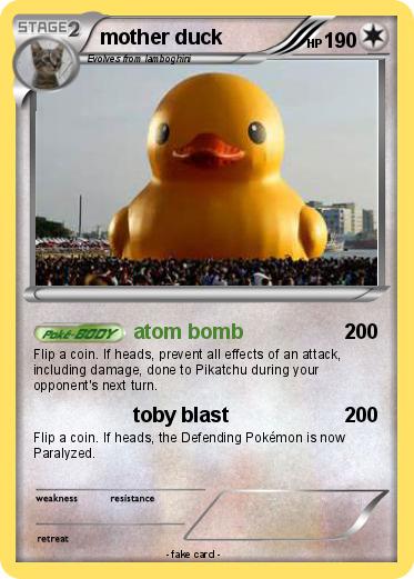 Pokemon mother duck