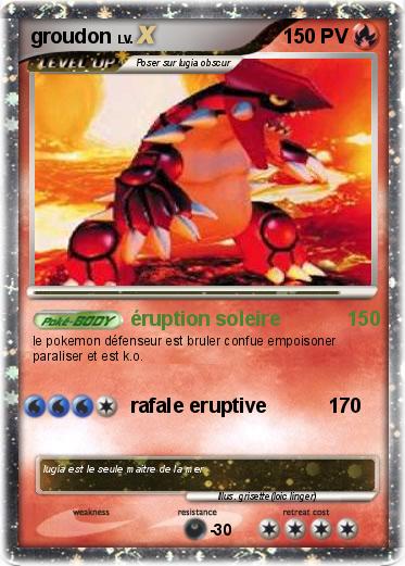 Pokemon groudon