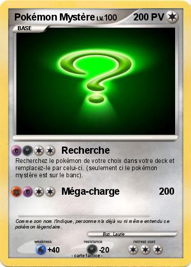 Pokemon Pokémon Mystère