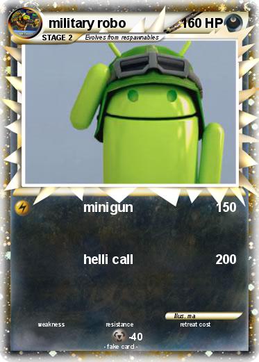 Pokemon military robo