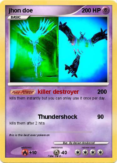 Pokemon jhon doe
