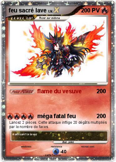 Pokemon feu sacré lave