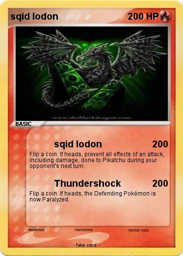 Pokemon sqid lodon