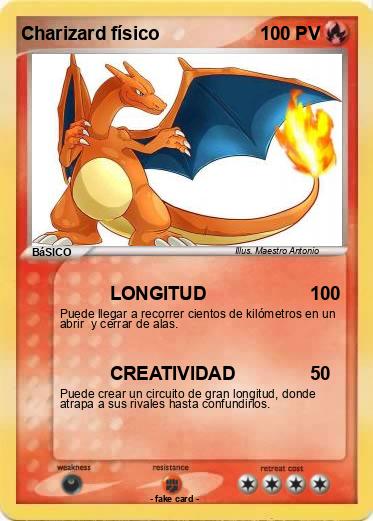 Pokemon Charizard físico