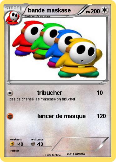 Pokemon bande maskase