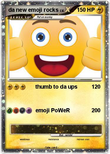 Pokemon da new emoji rocks