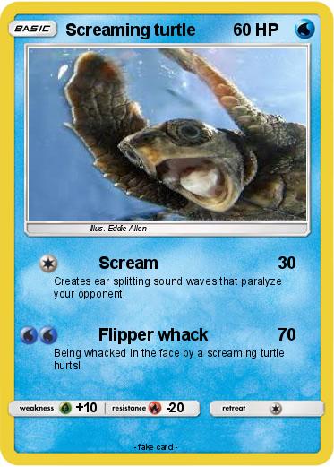 Pokemon Screaming turtle