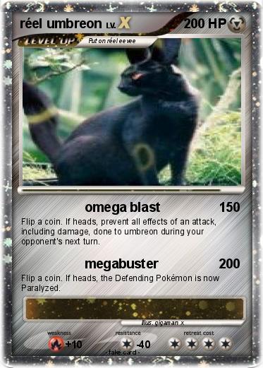 Pokemon réel umbreon