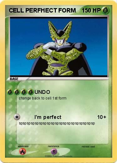 Pokemon CELL PERFHECT FORM