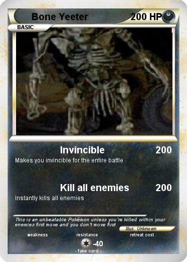 Pokemon Bone Yeeter