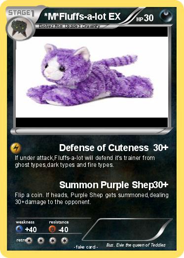 Pokemon *M*Fluffs-a-lot EX