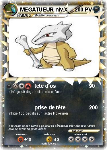 Pokemon MEGATUEUR niv.X