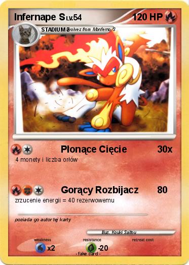 Pokemon Infernape S