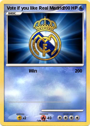 Pokemon Vote if you like Real Madrid