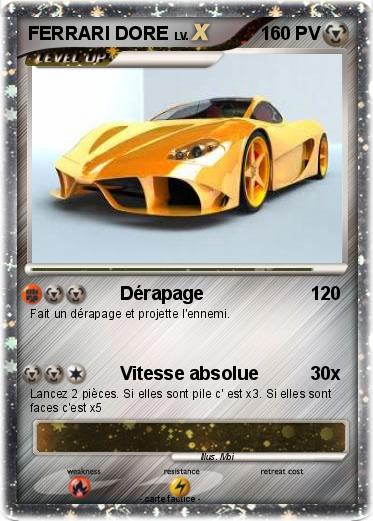 Pokemon FERRARI DORE
