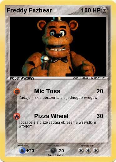 Pokemon Freddy Fazbear