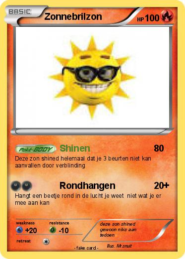Pokemon Zonnebrilzon